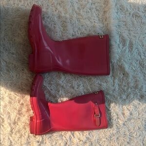 Hunter Kids pink Boots (c)